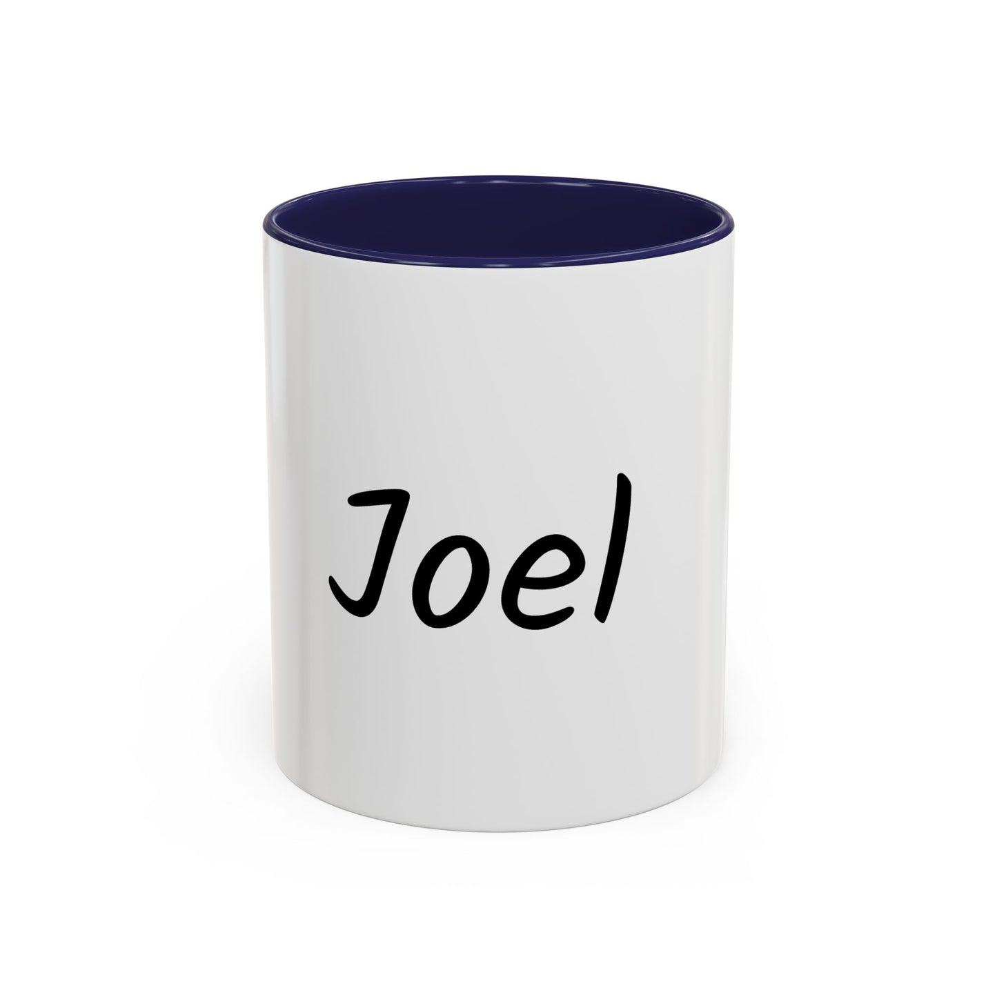 Personalized Names Accent Coffee Mug (11 oz)