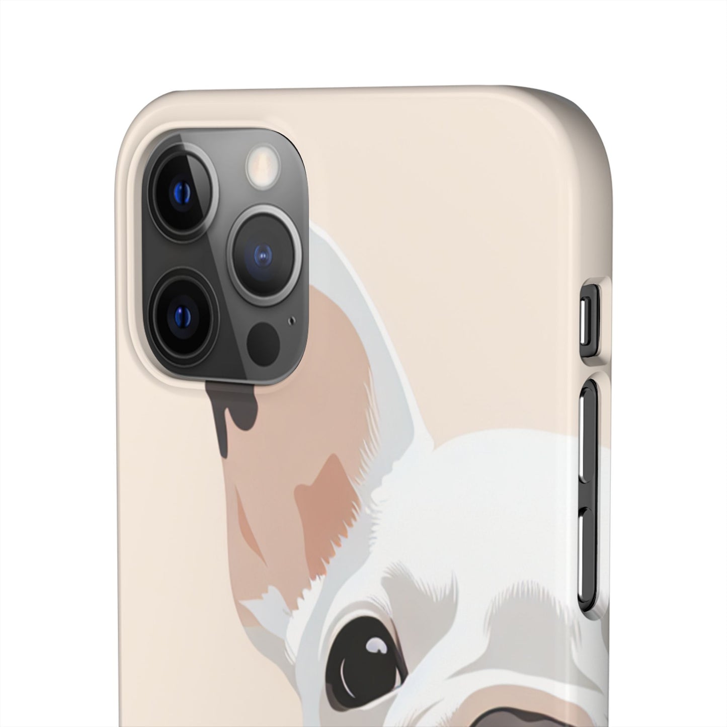 Phone Case - Cute White Frenchie Smartphone Cover