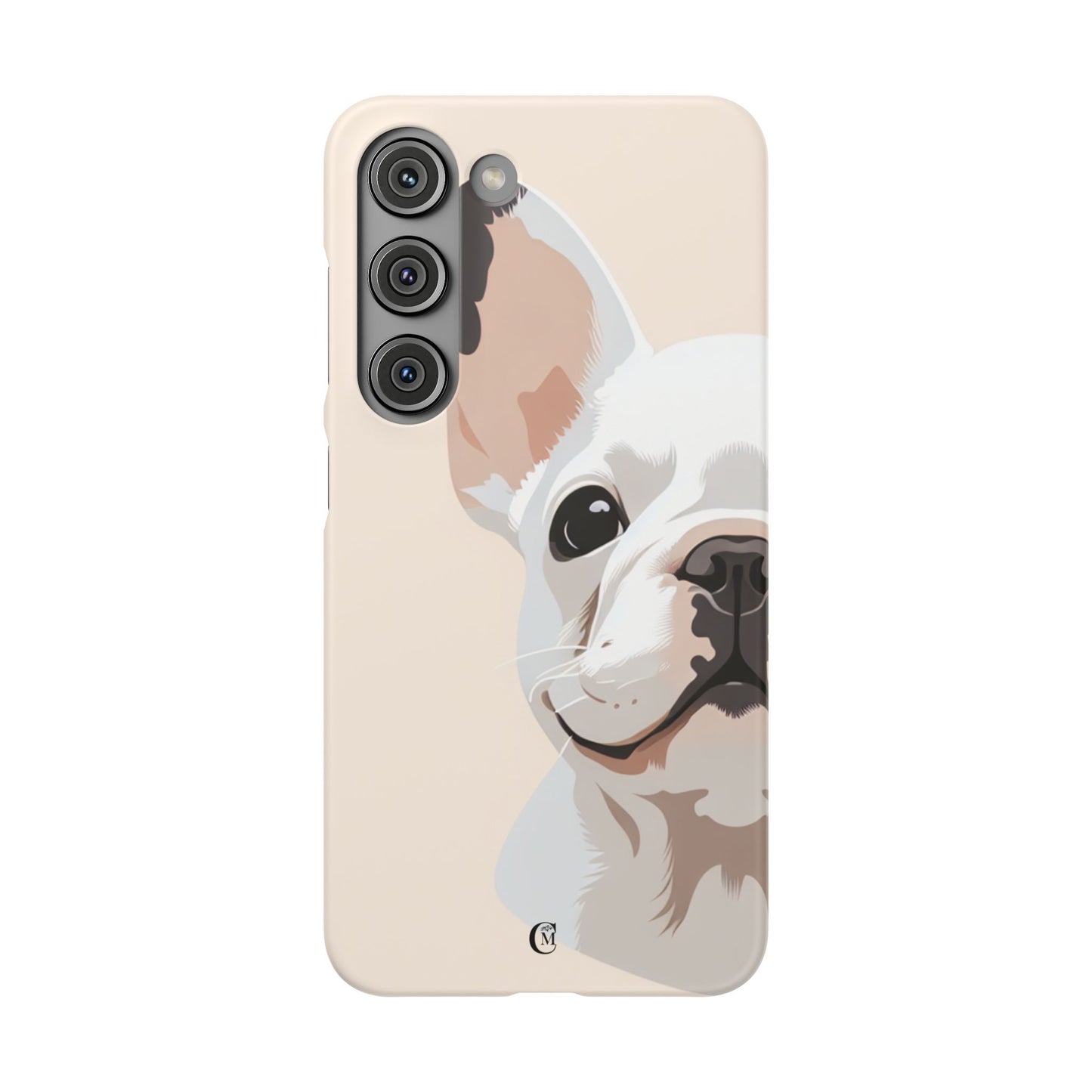 Phone Case - Cute White Frenchie Smartphone Cover