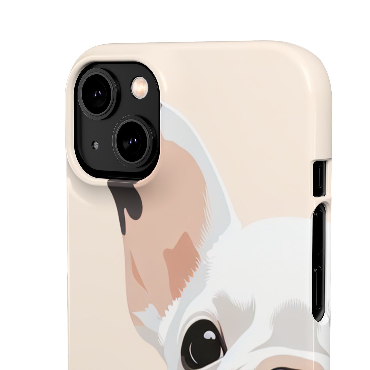 Phone Case - Cute White Frenchie Smartphone Cover