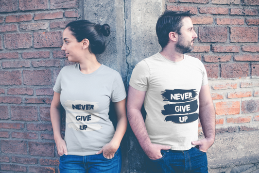 Never Give Up Unisex Tee