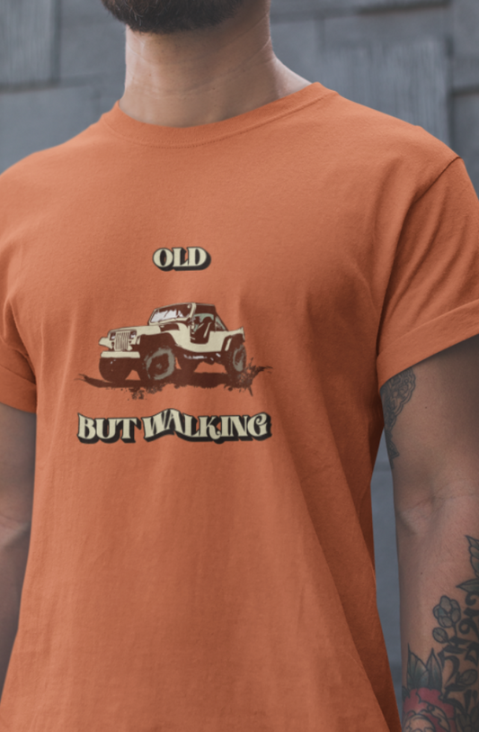 Jeep Unisex Tee - Old But Walking T-Shirt