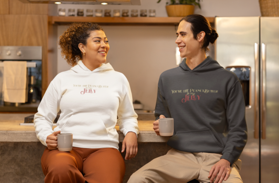 Peanut Butter to My Jelly Hoodie