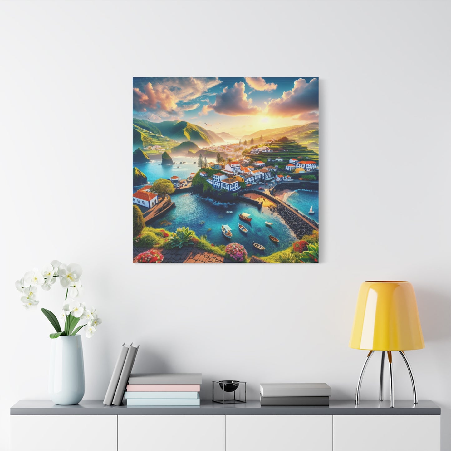 Canvas Print - Beautiful Landscape Drawing
