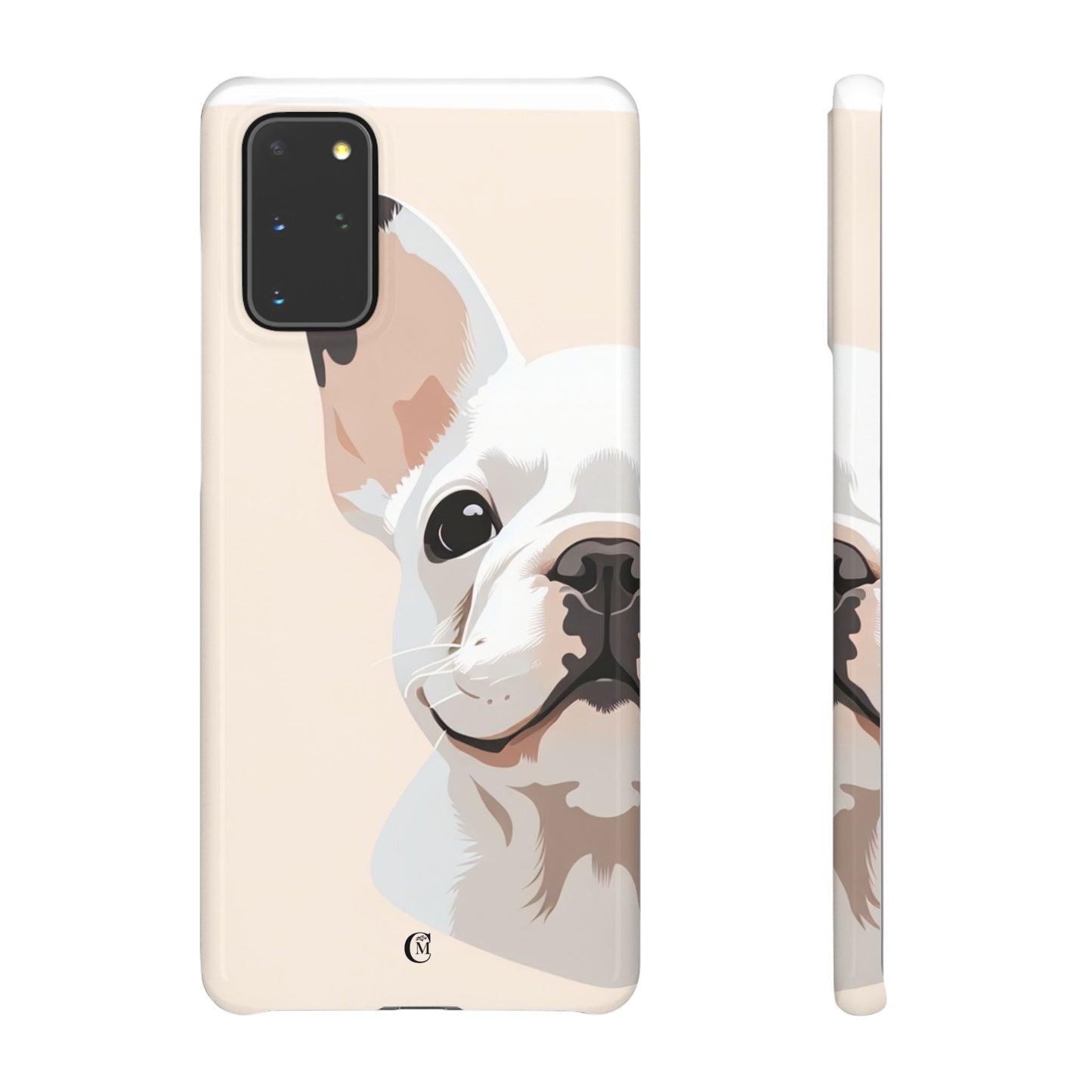 Phone Case - Cute White Frenchie Smartphone Cover