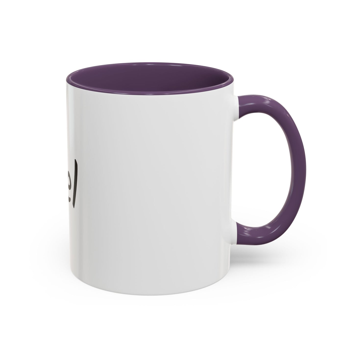 Personalized Names Accent Coffee Mug (11 oz)