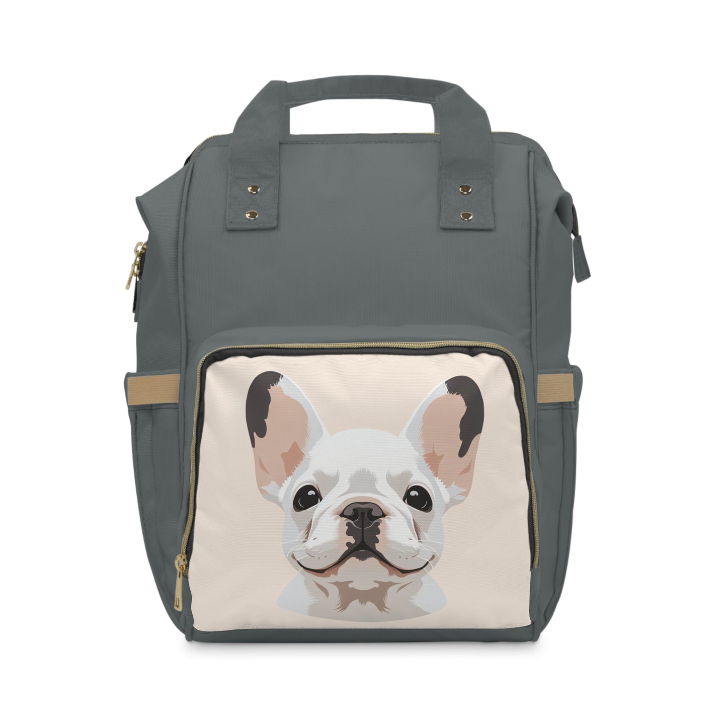 Cute White Frenchie Backpack