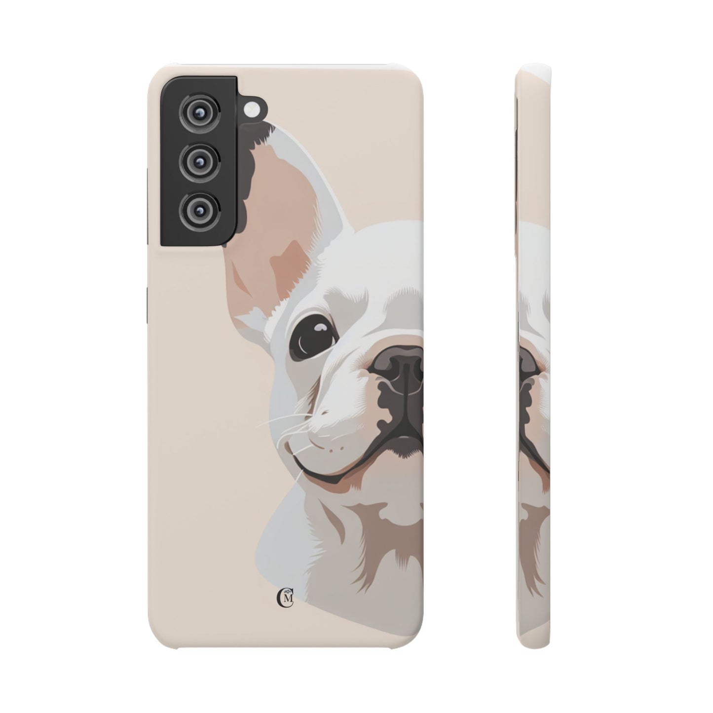 Phone Case - Cute White Frenchie Smartphone Cover