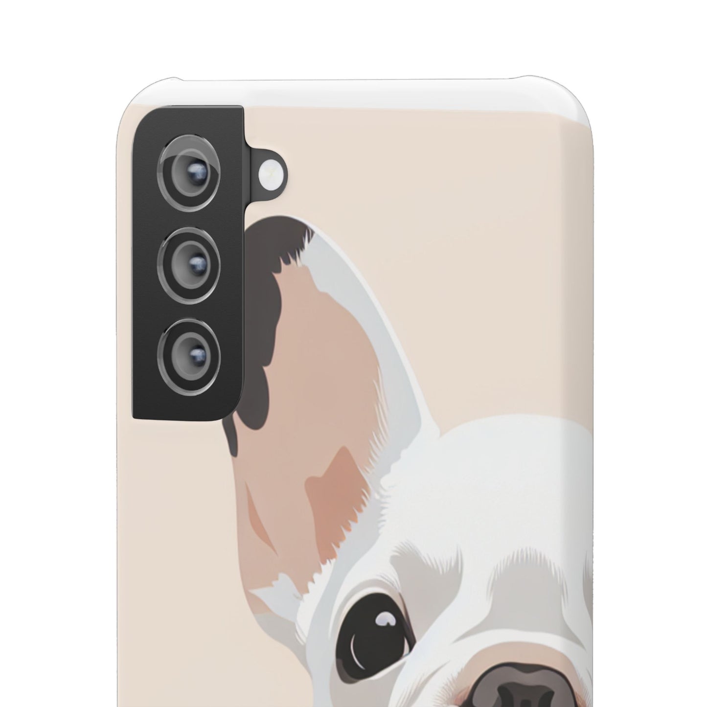 Phone Case - Cute White Frenchie Smartphone Cover