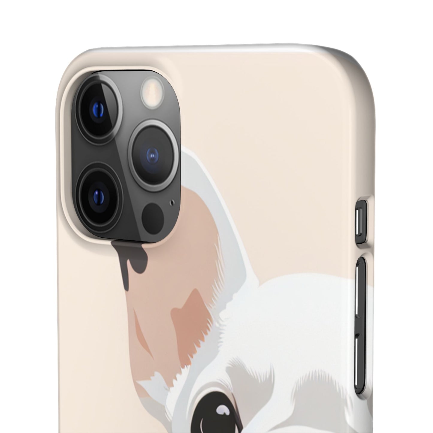 Phone Case - Cute White Frenchie Smartphone Cover