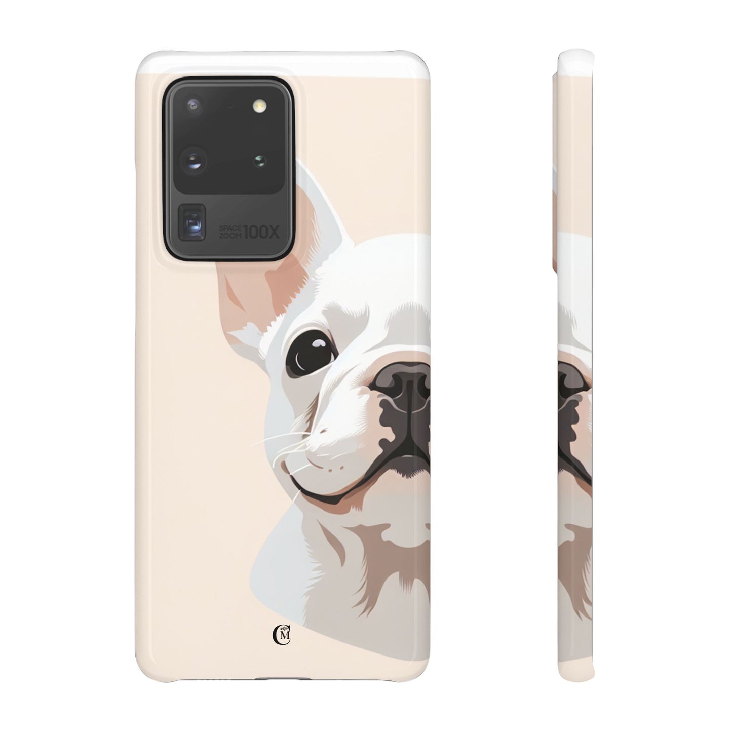 Phone Case - Cute White Frenchie Smartphone Cover