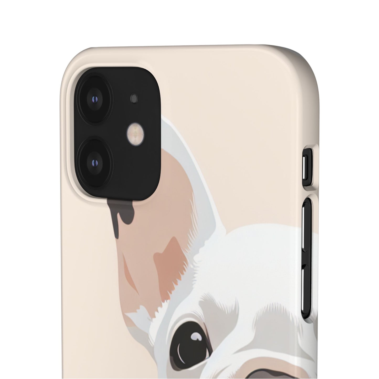 Phone Case - Cute White Frenchie Smartphone Cover
