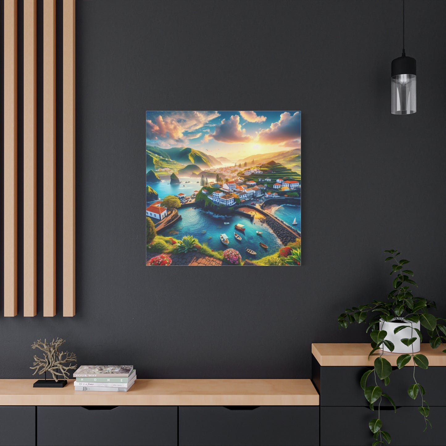 Canvas Print - Beautiful Landscape Drawing