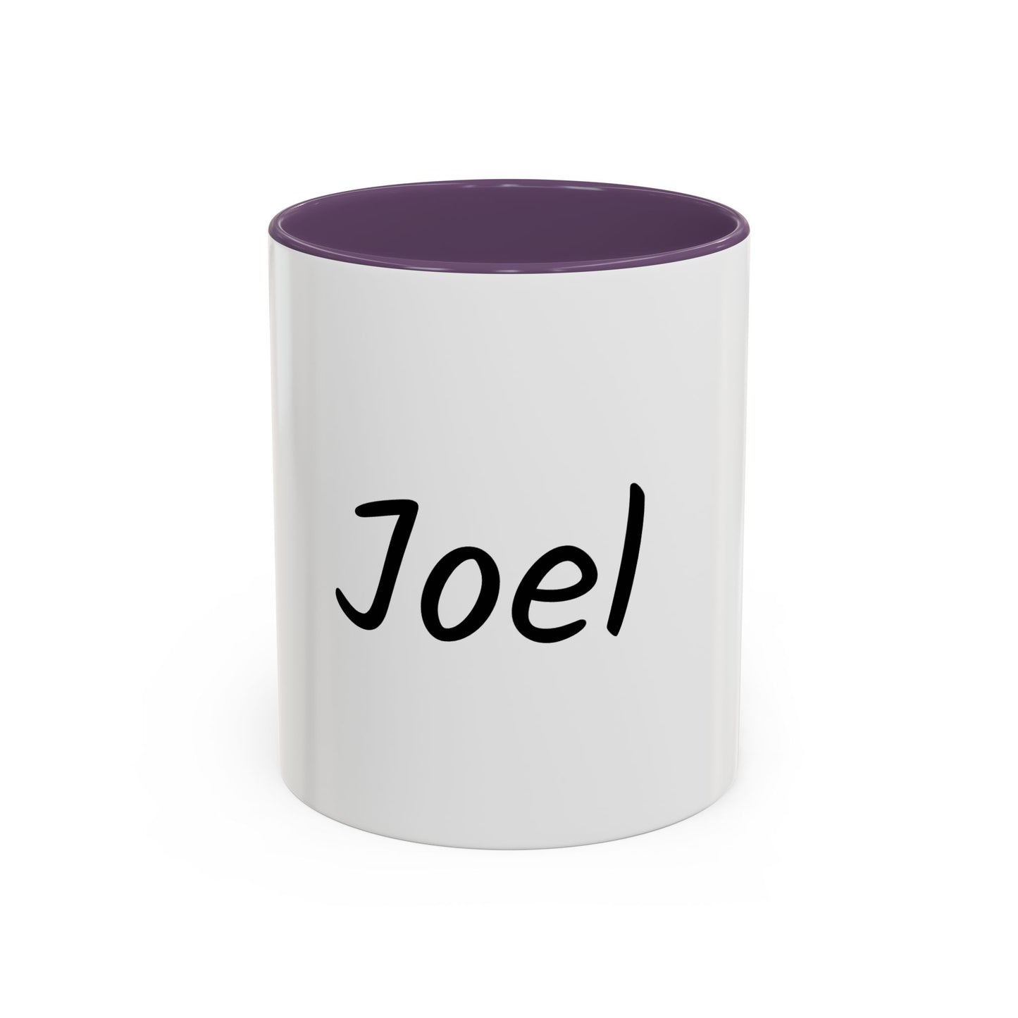 Personalized Names Accent Coffee Mug (11 oz)