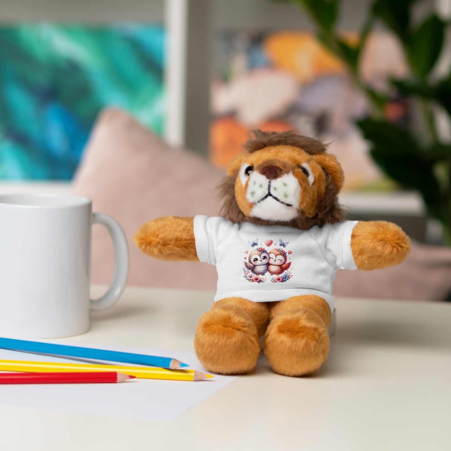 Stuffed Animals with custom Tee