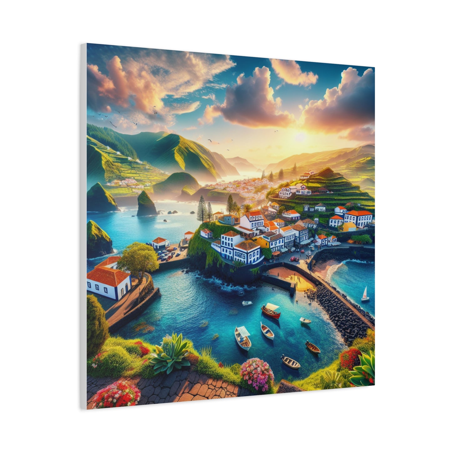 Canvas Print - Beautiful Landscape Drawing