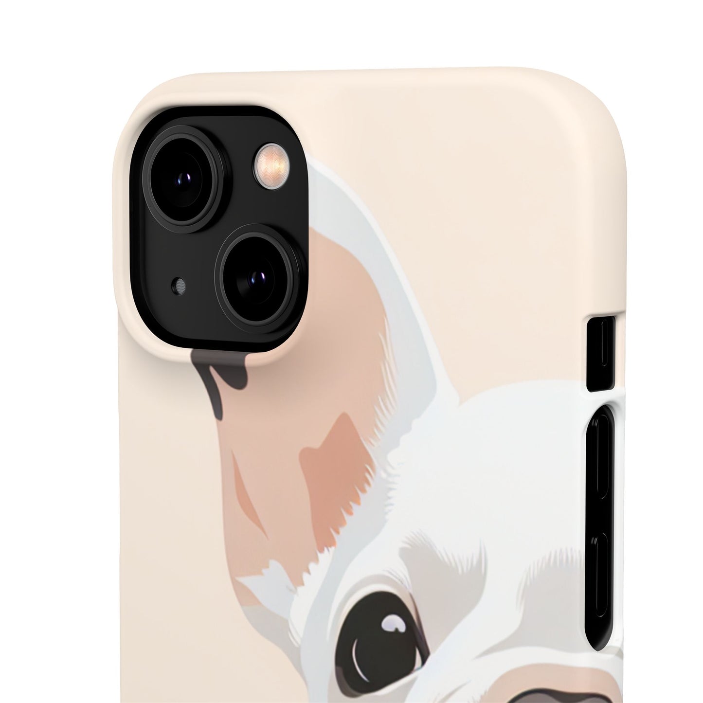 Phone Case - Cute White Frenchie Smartphone Cover