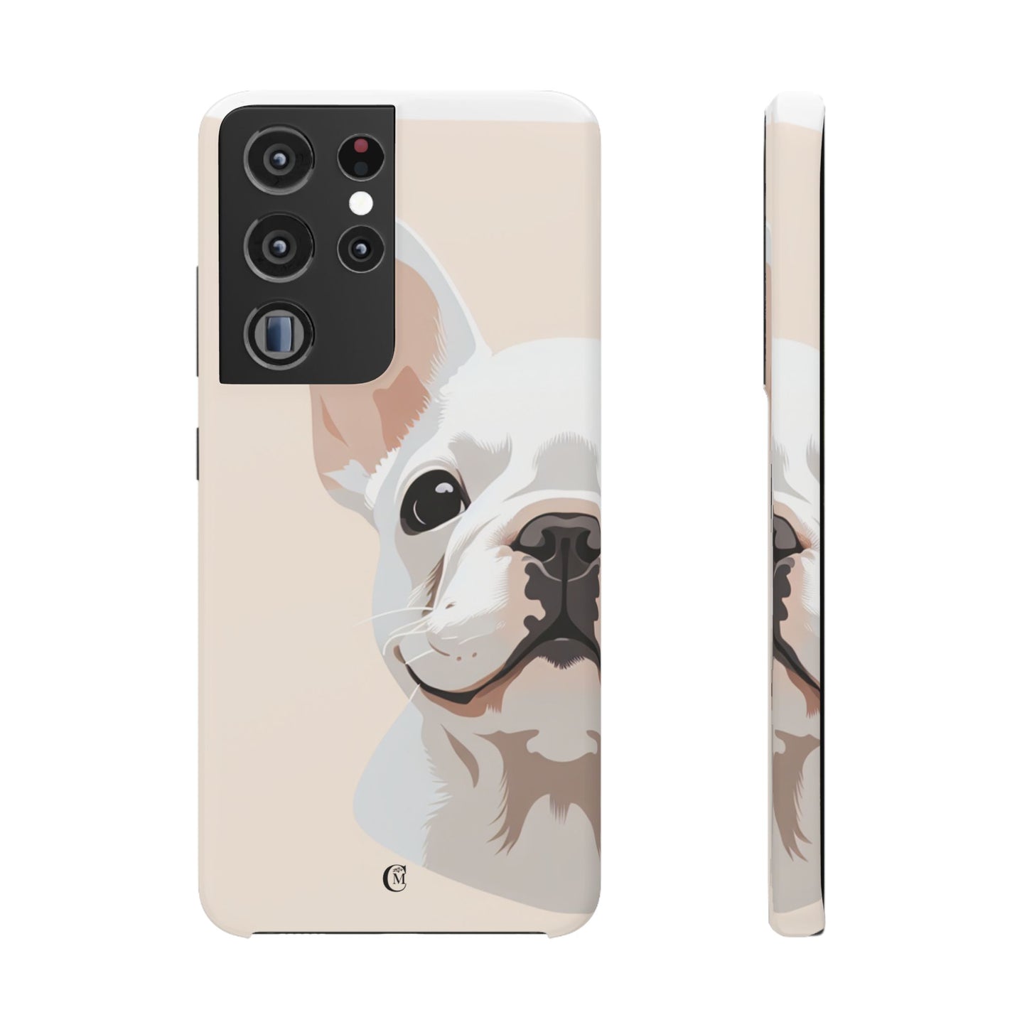 Phone Case - Cute White Frenchie Smartphone Cover