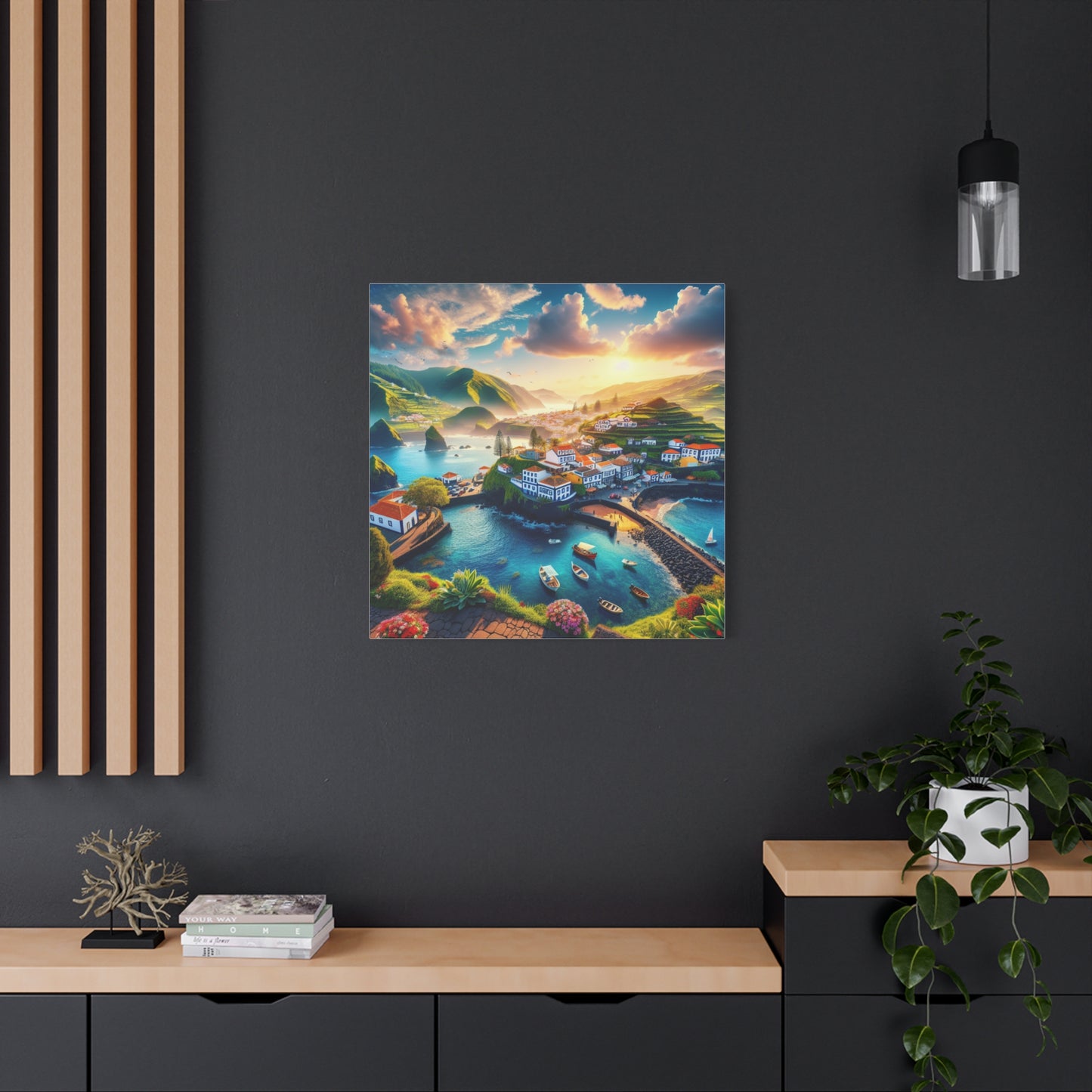 Canvas Print - Beautiful Landscape Drawing