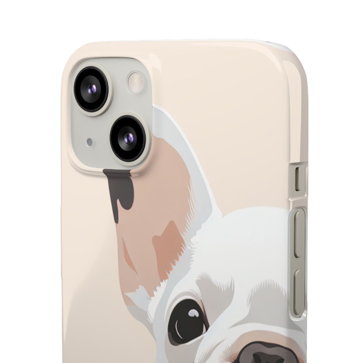 Phone Case - Cute White Frenchie Smartphone Cover