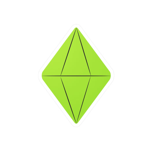 Vinyl Stickers - Plumbob Sims Sticker