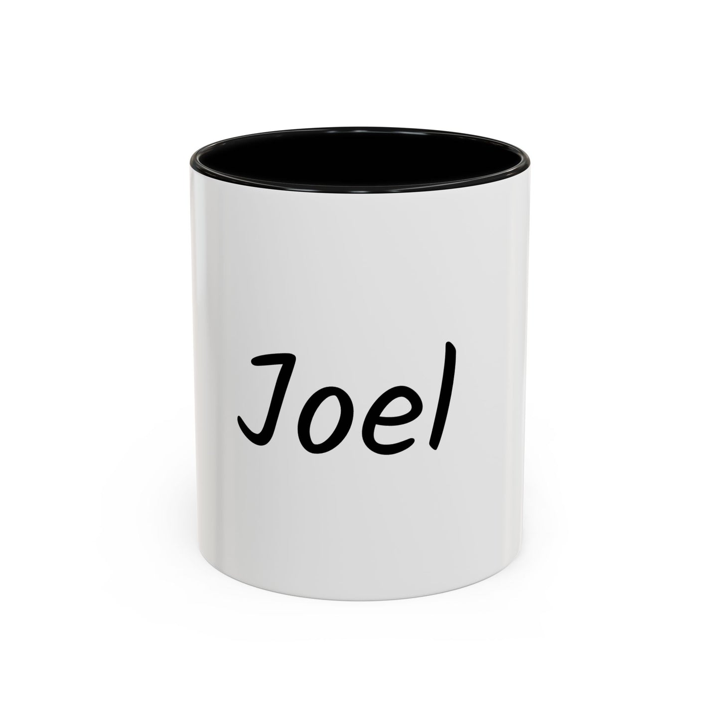 Personalized Names Accent Coffee Mug (11 oz)