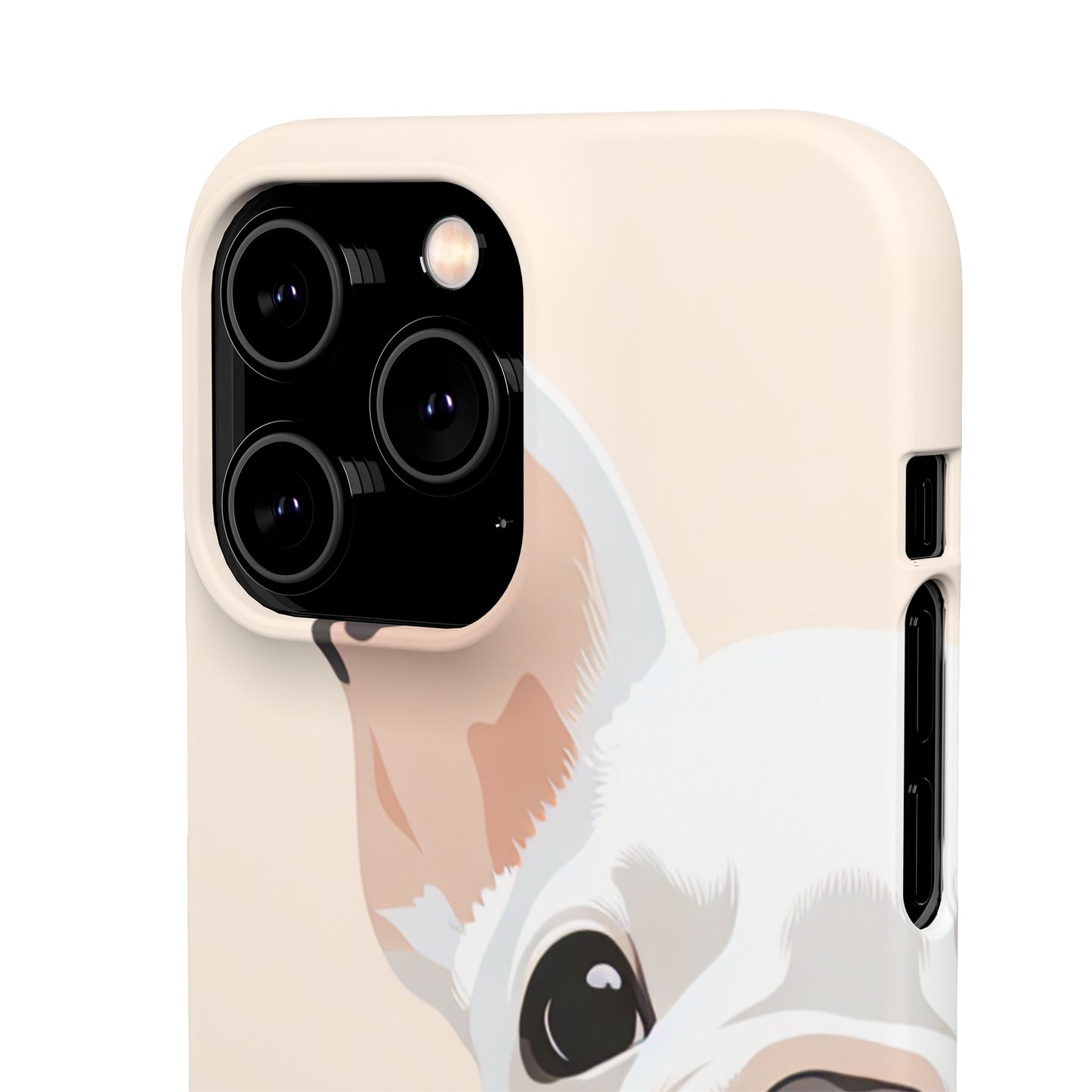 Phone Case - Cute White Frenchie Smartphone Cover