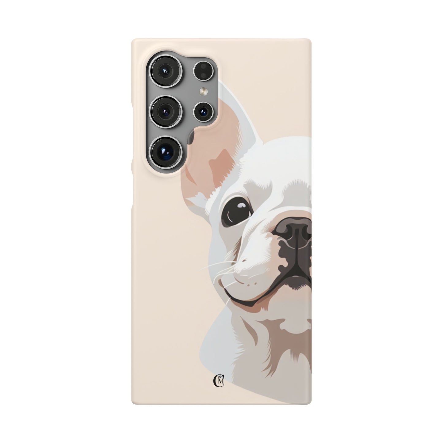 Phone Case - Cute White Frenchie Smartphone Cover