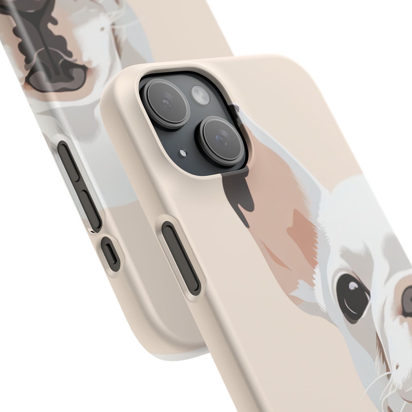 Phone Case - Cute White Frenchie Smartphone Cover