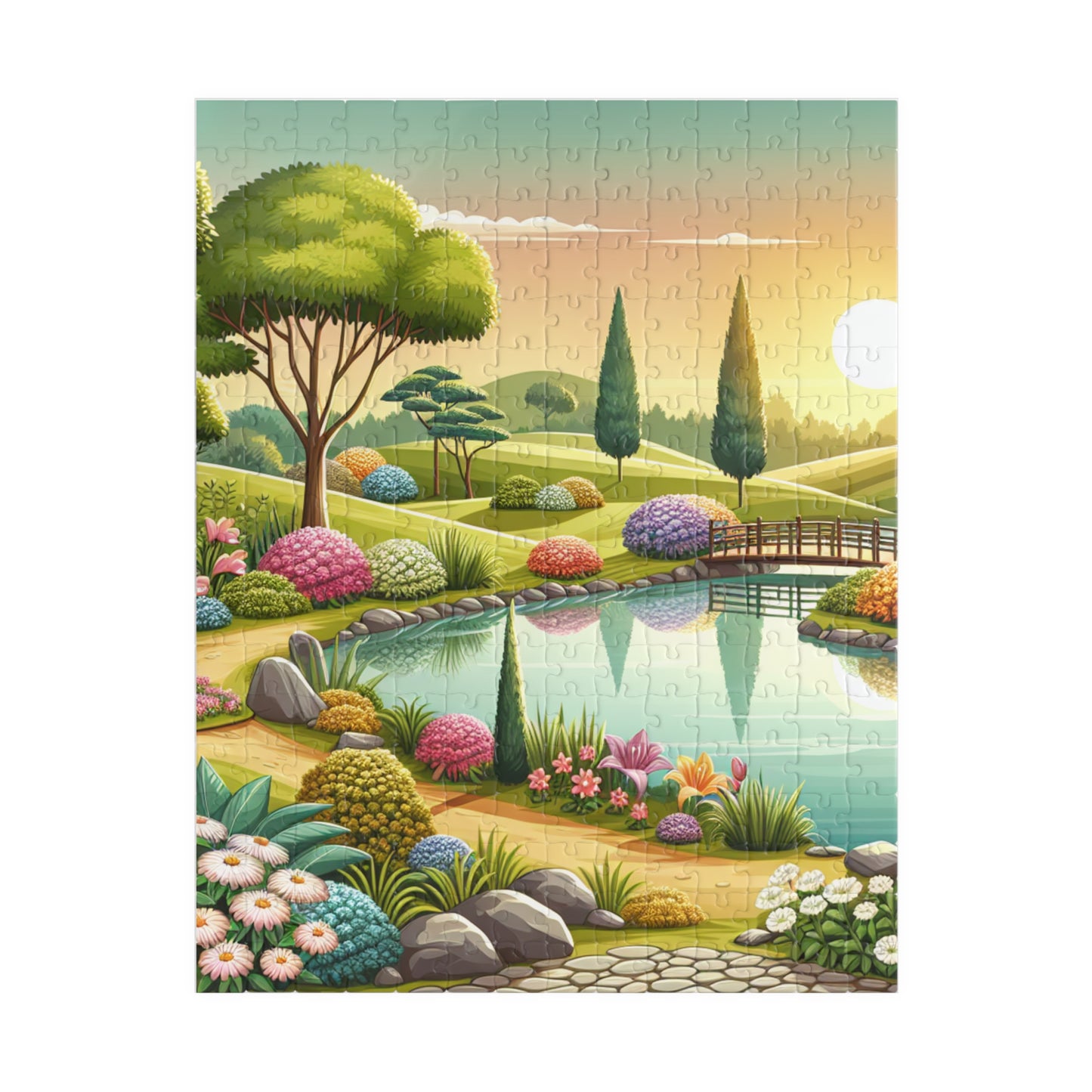 Jigsaw Puzzle, Animals Flowers Landscapes Design
