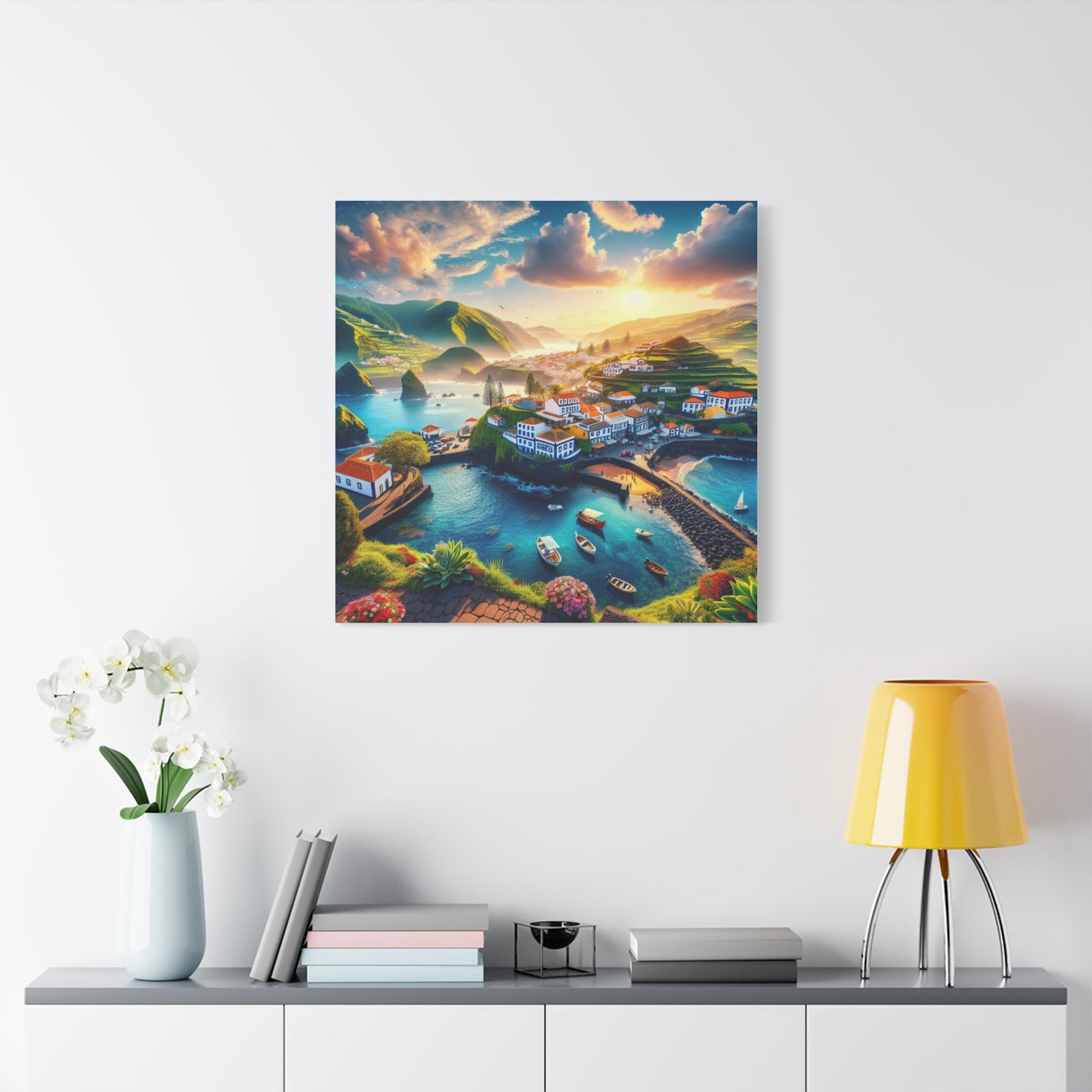 Canvas Print - Beautiful Landscape Drawing