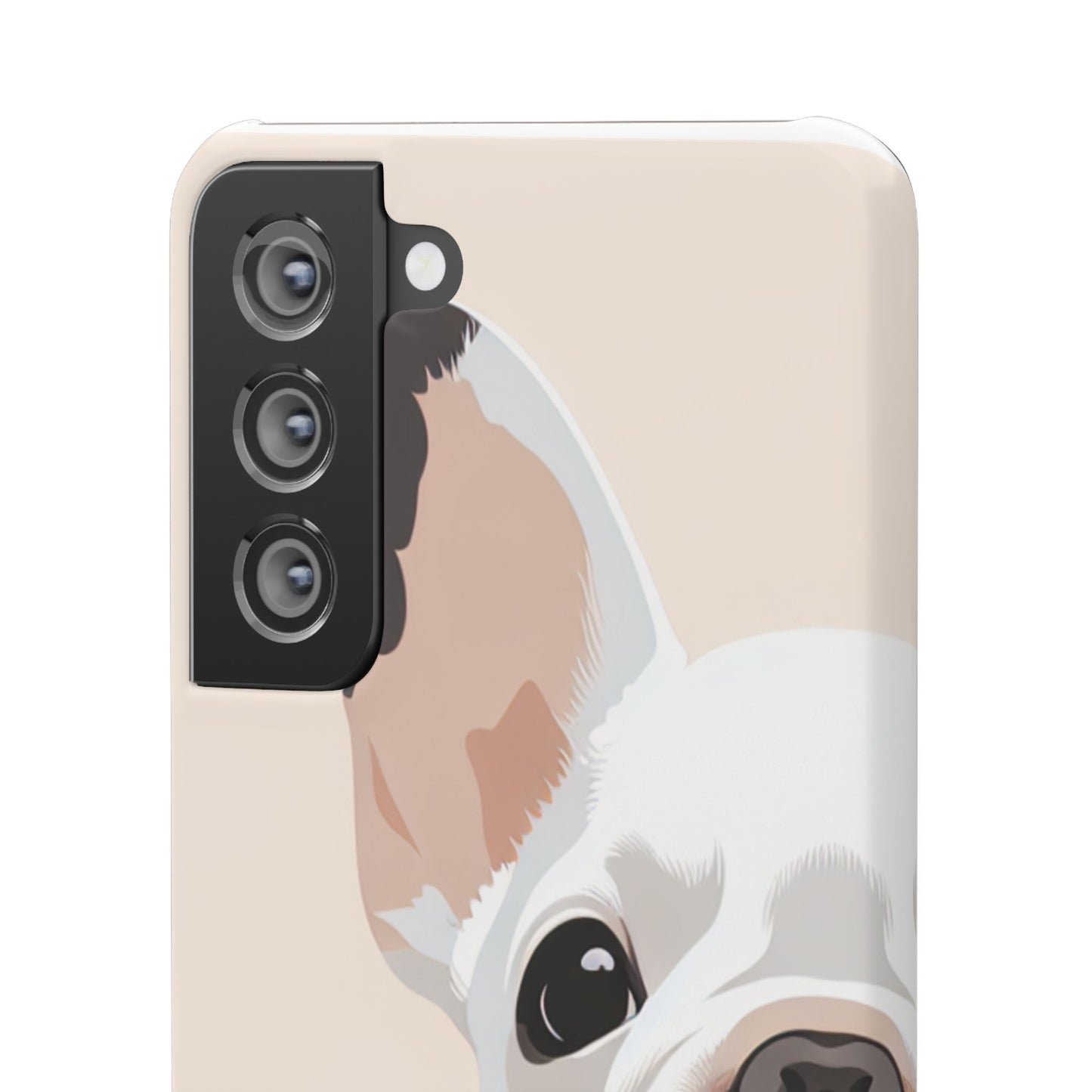 Phone Case - Cute White Frenchie Smartphone Cover