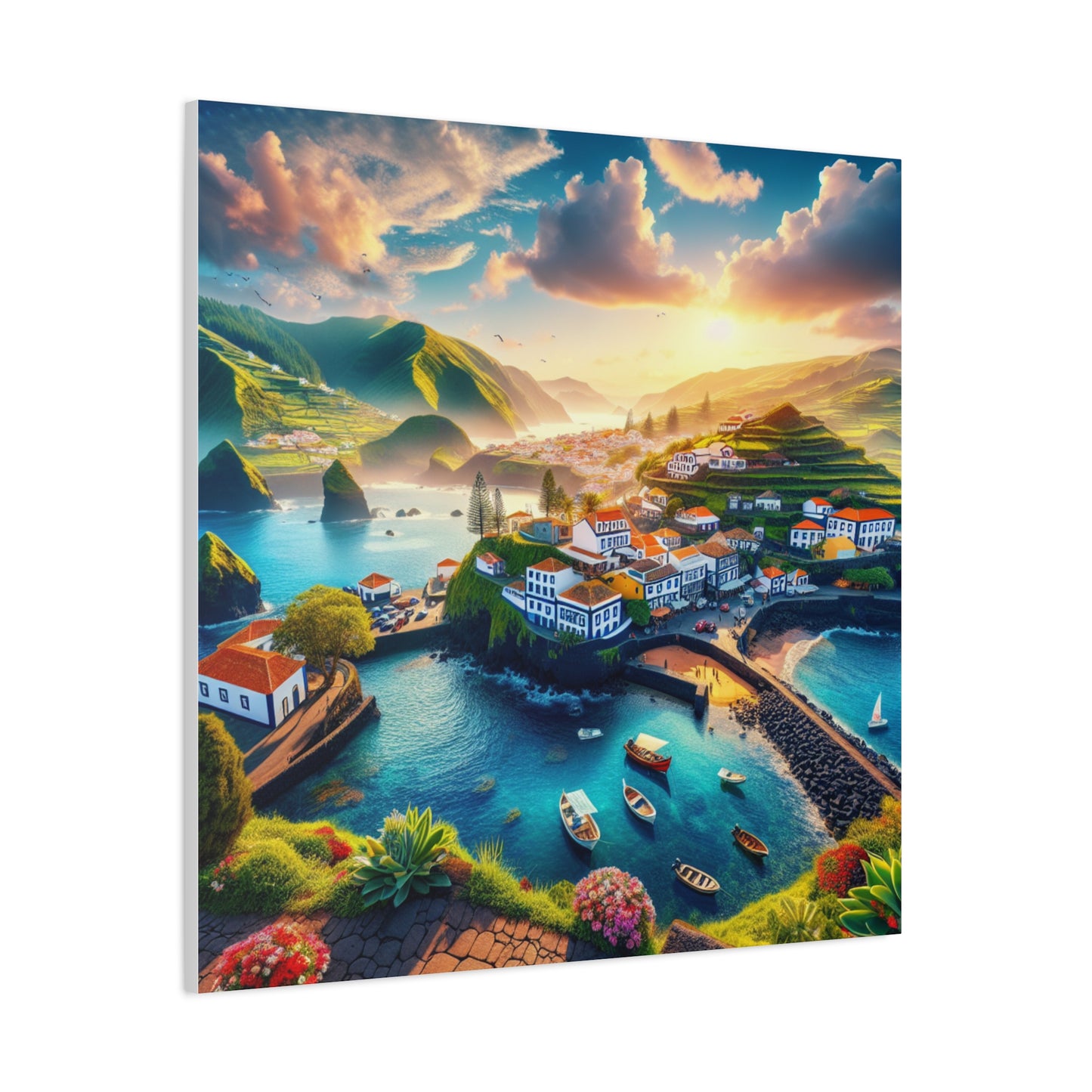 Canvas Print - Beautiful Landscape Drawing