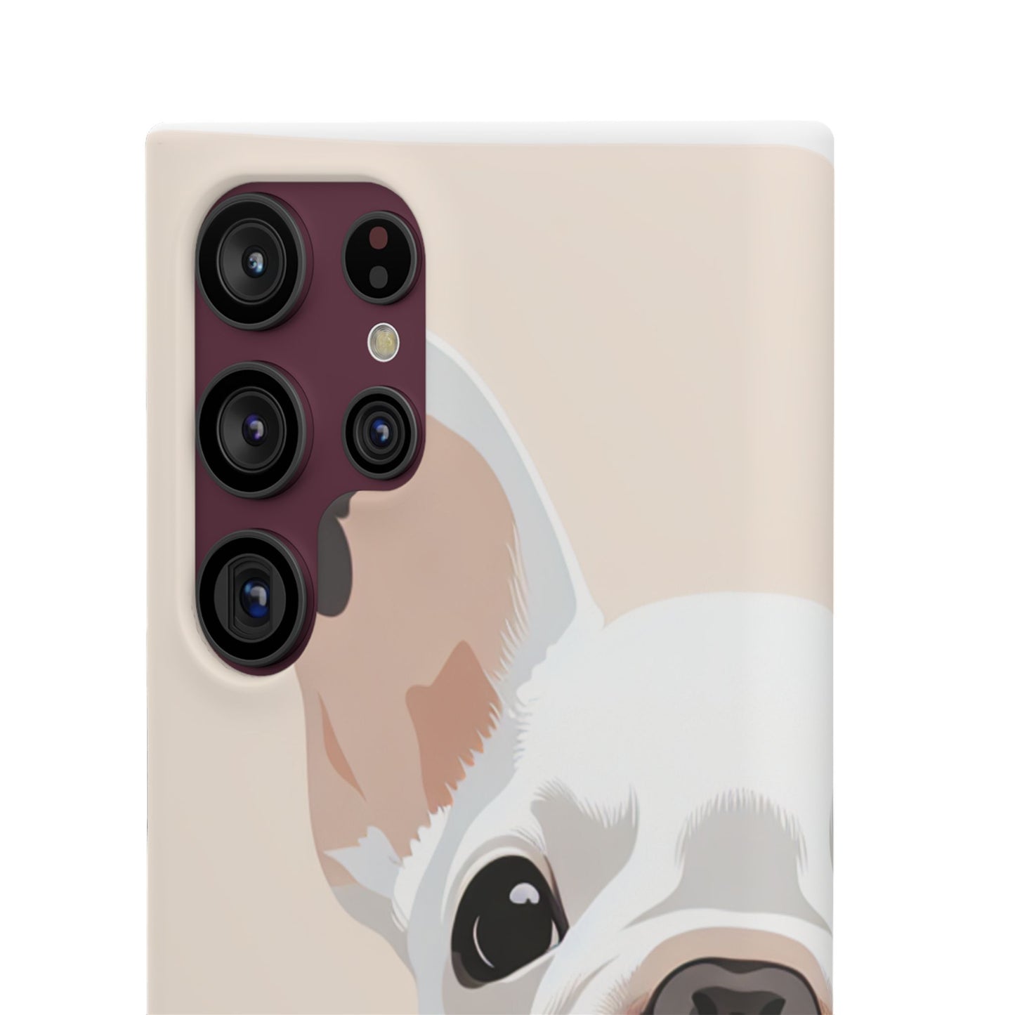 Phone Case - Cute White Frenchie Smartphone Cover