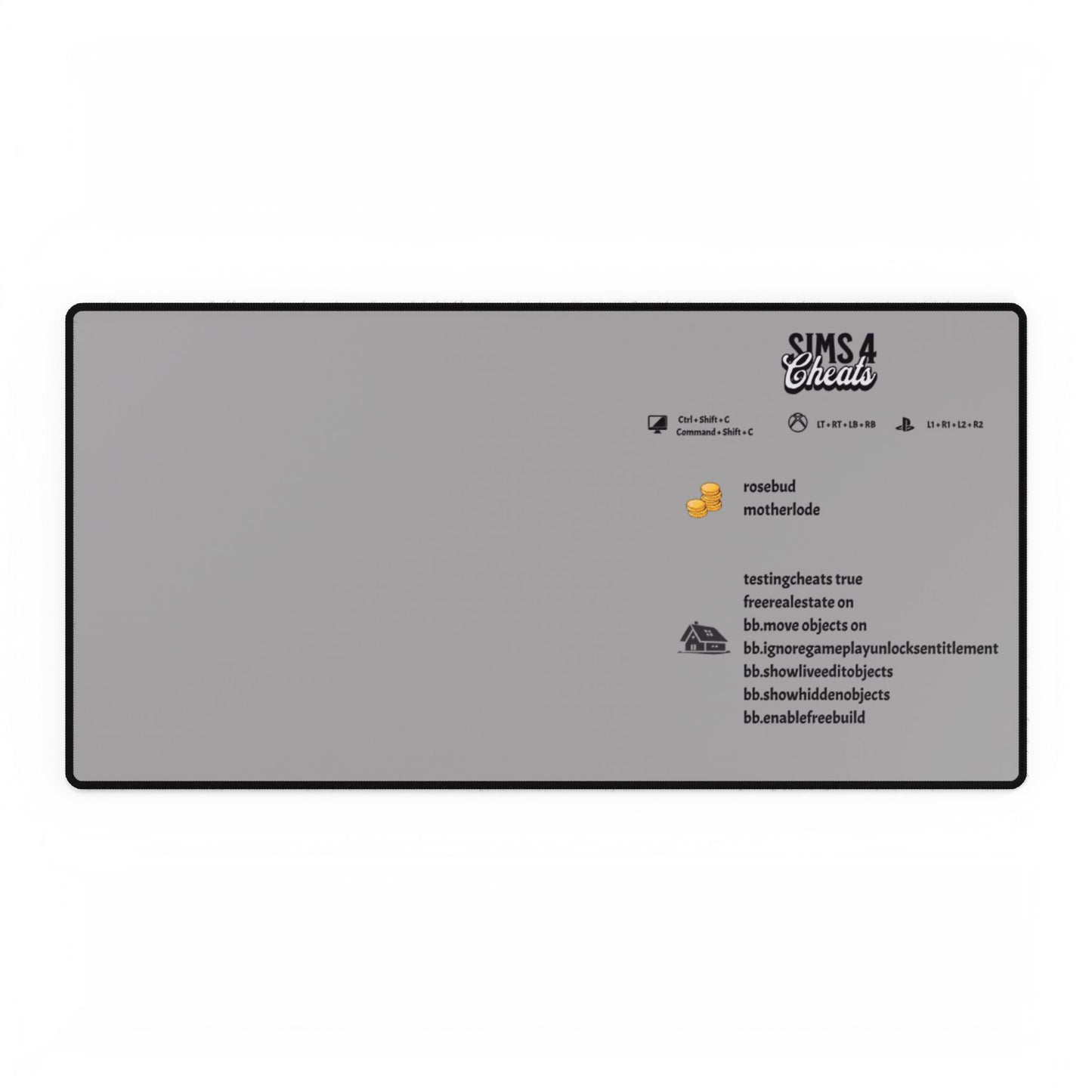 Desk Mat - Sims 4 cheats gaming