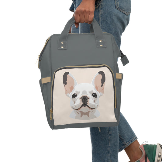 Cute White Frenchie Backpack