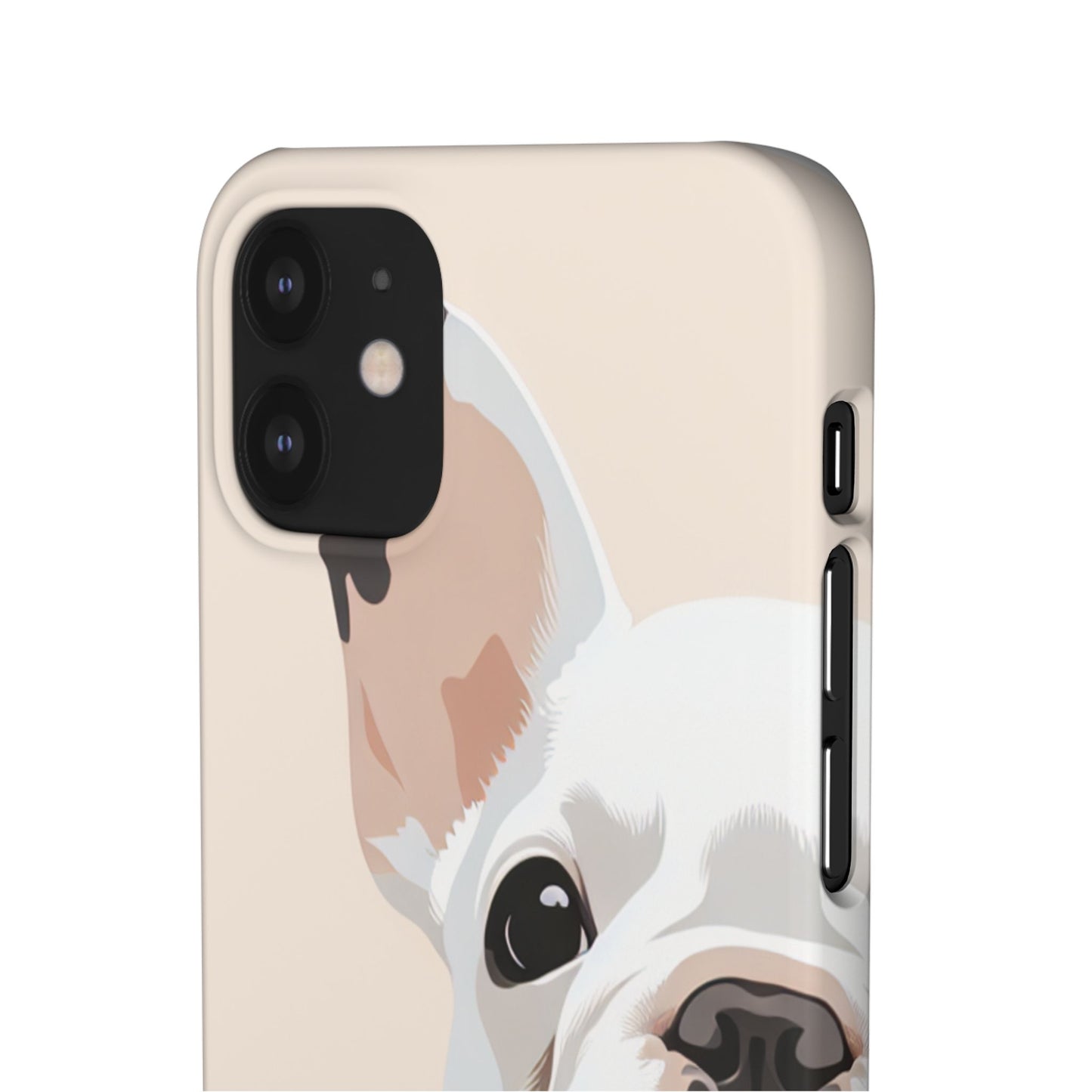 Phone Case - Cute White Frenchie Smartphone Cover
