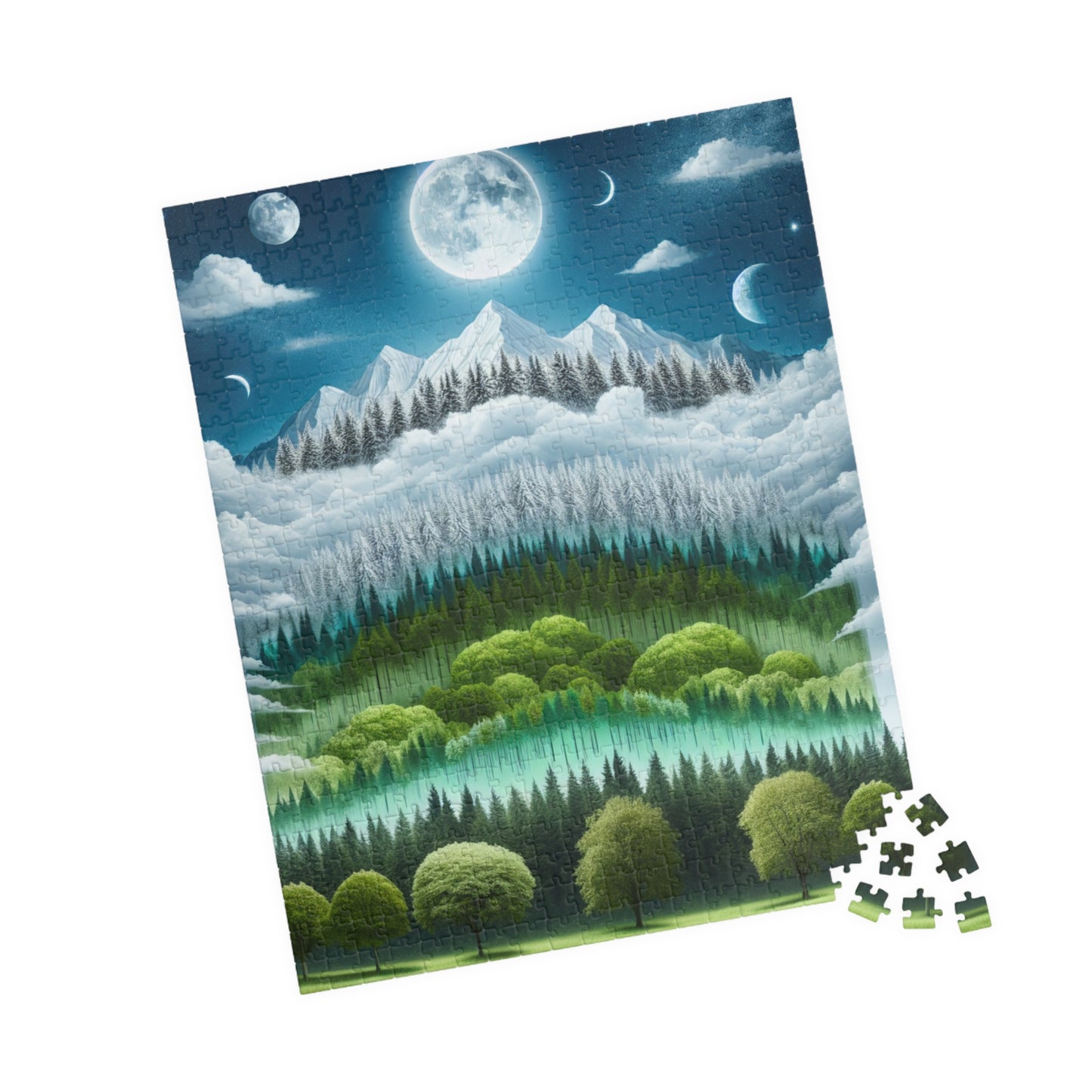 Jigsaw Puzzle, Animals Flowers Landscapes Design