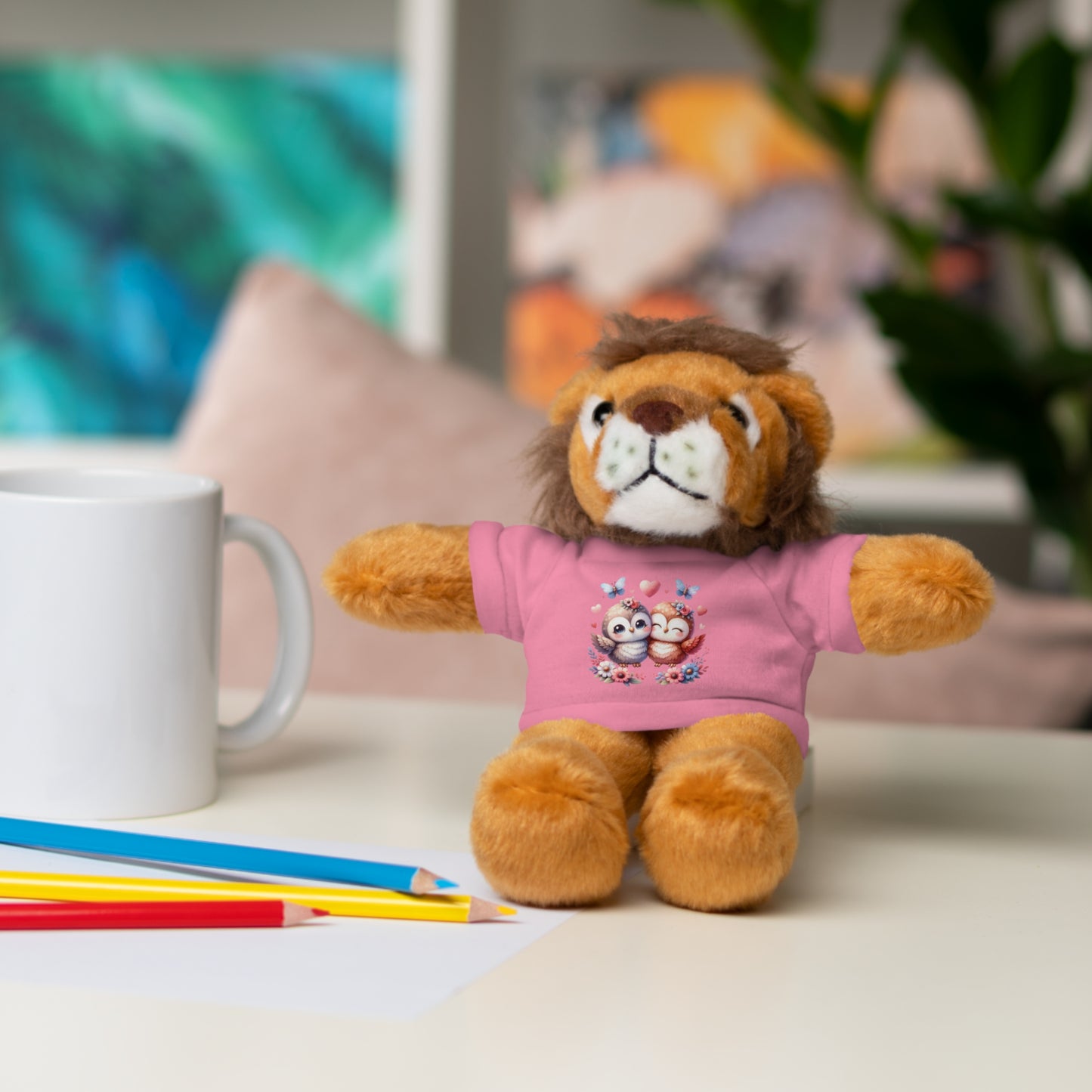Stuffed Animals with custom Tee