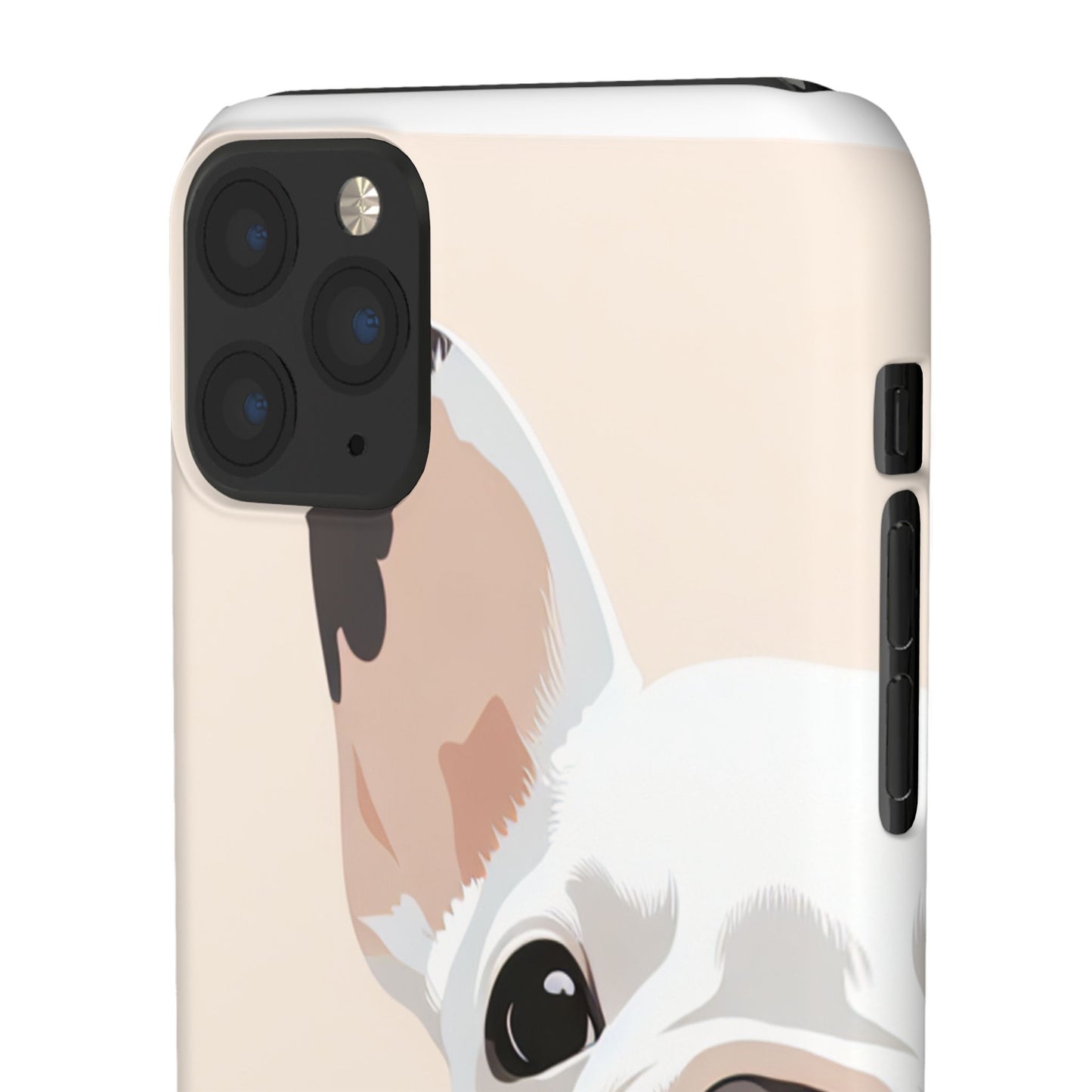 Phone Case - Cute White Frenchie Smartphone Cover
