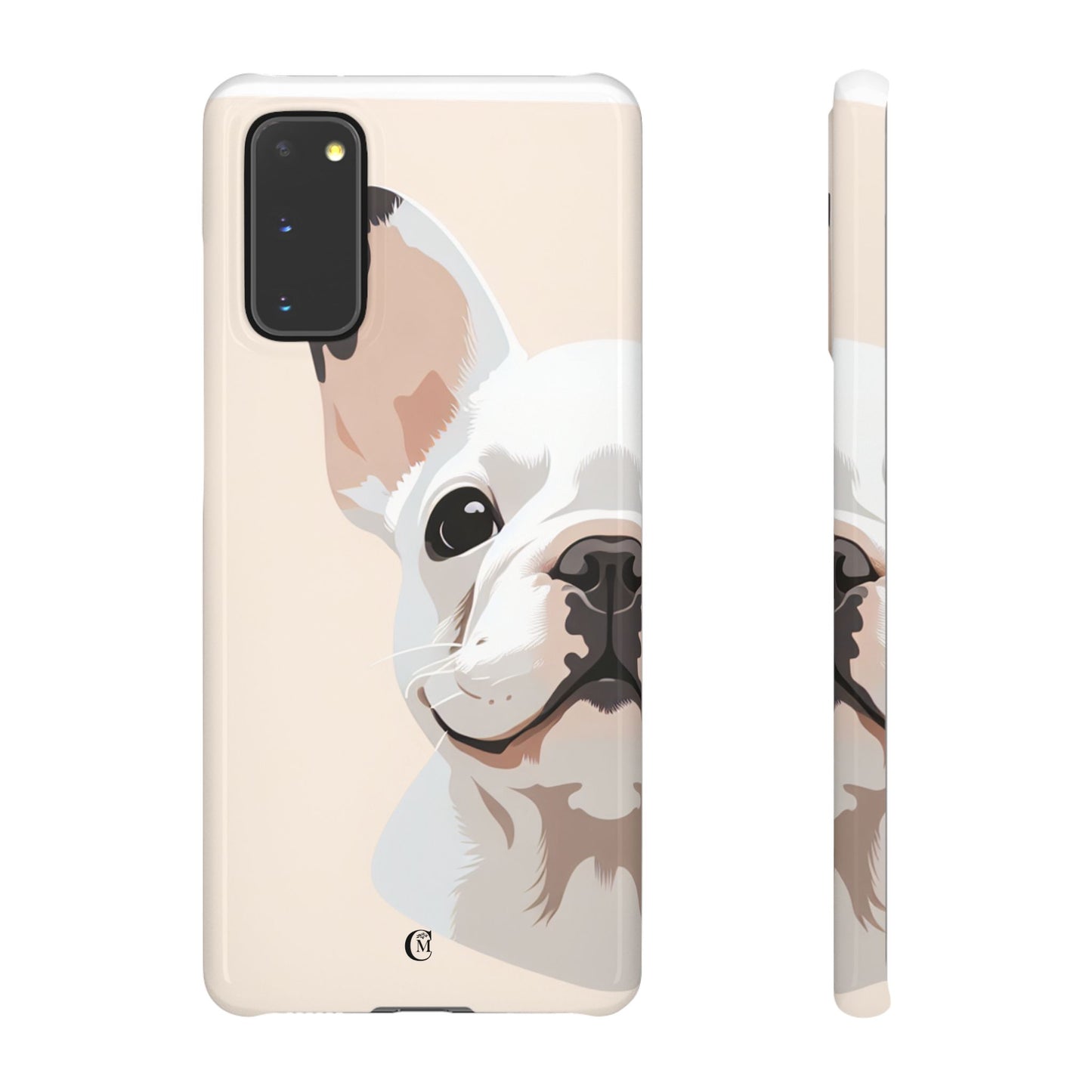 Phone Case - Cute White Frenchie Smartphone Cover