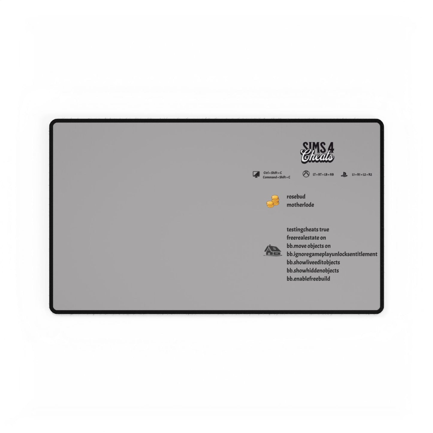 Desk Mat - Sims 4 cheats gaming