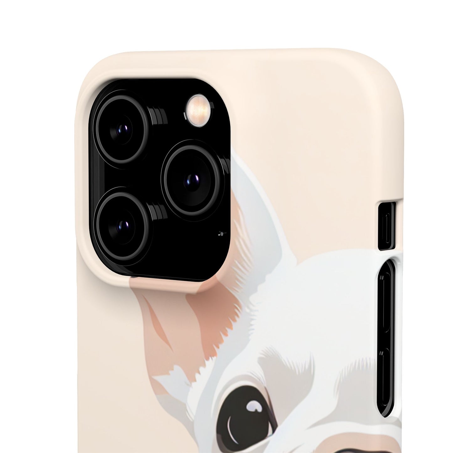 Phone Case - Cute White Frenchie Smartphone Cover