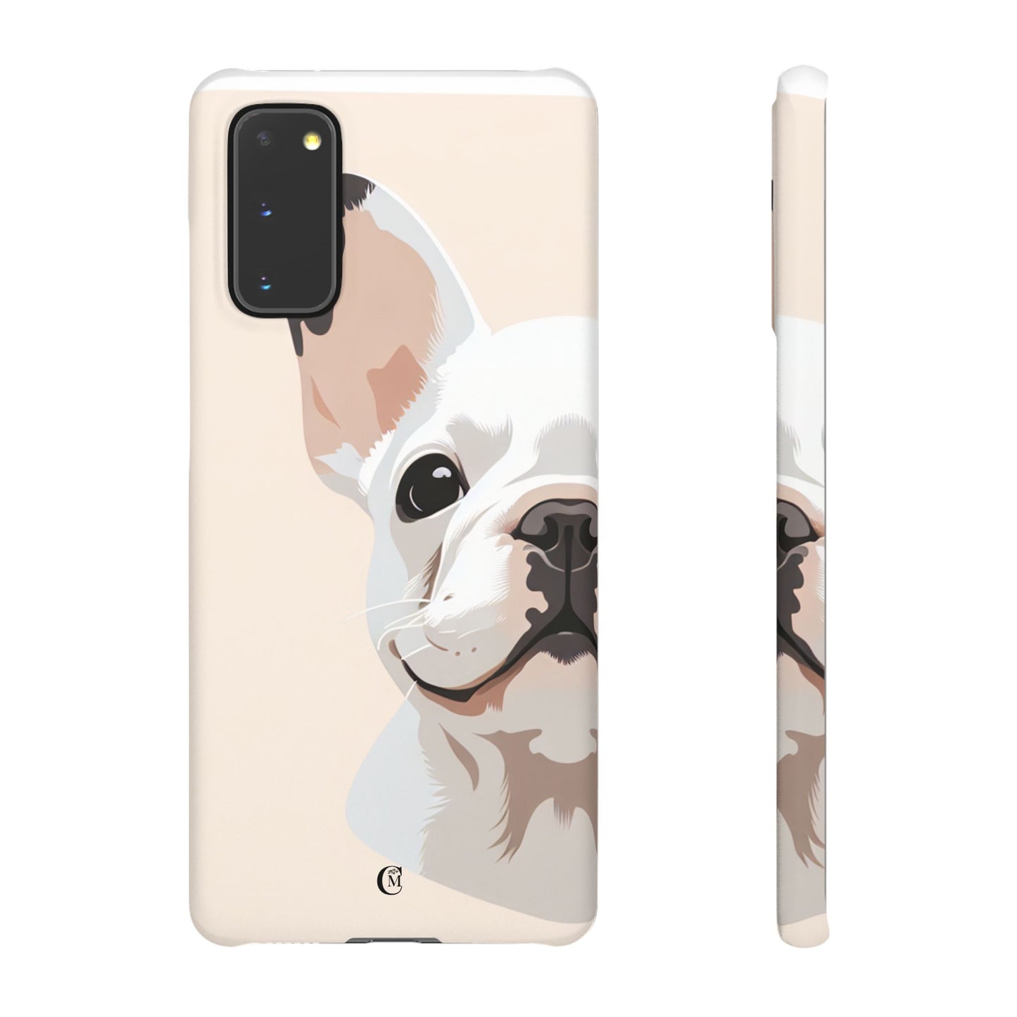 Phone Case - Cute White Frenchie Smartphone Cover