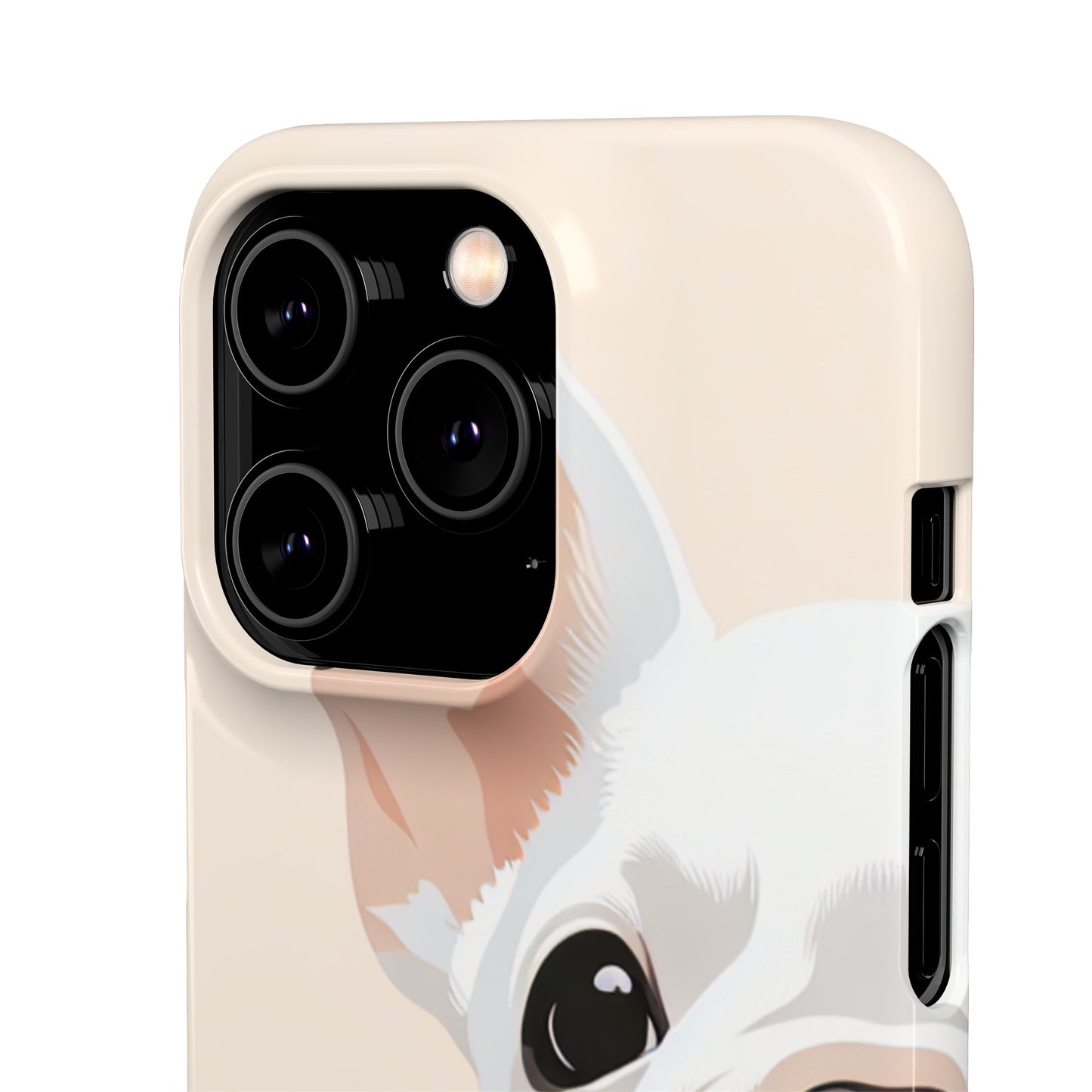 Phone Case - Cute White Frenchie Smartphone Cover